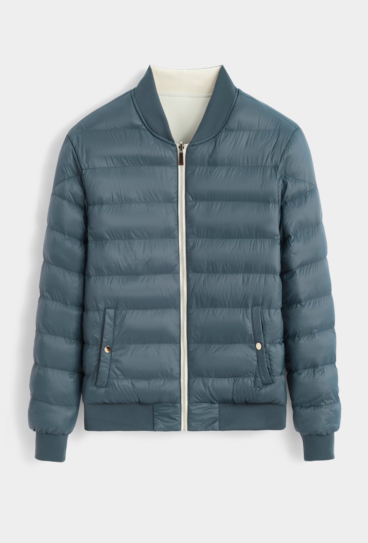 Reversible bomber jacket
