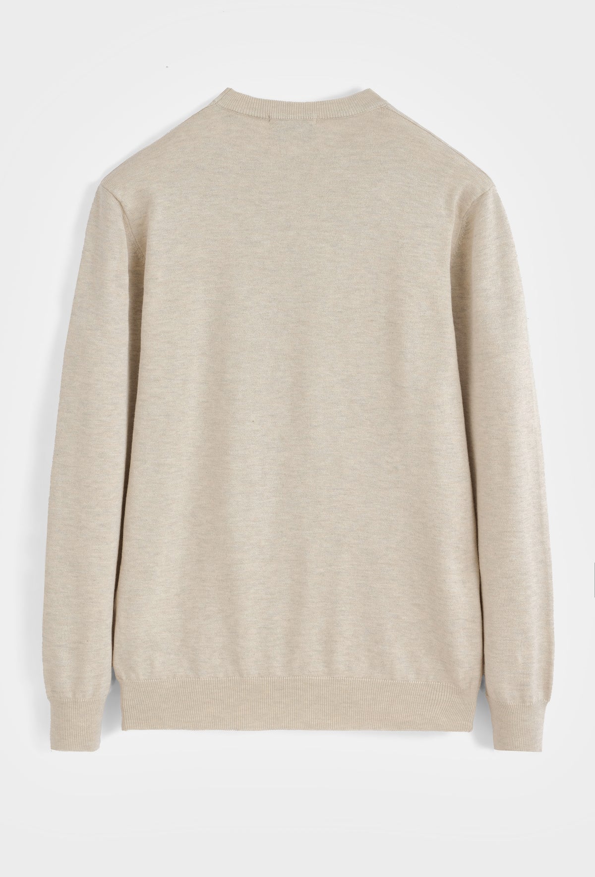 Classic Knit Sweater – Beige