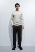 Classic Knit Sweater – Beige