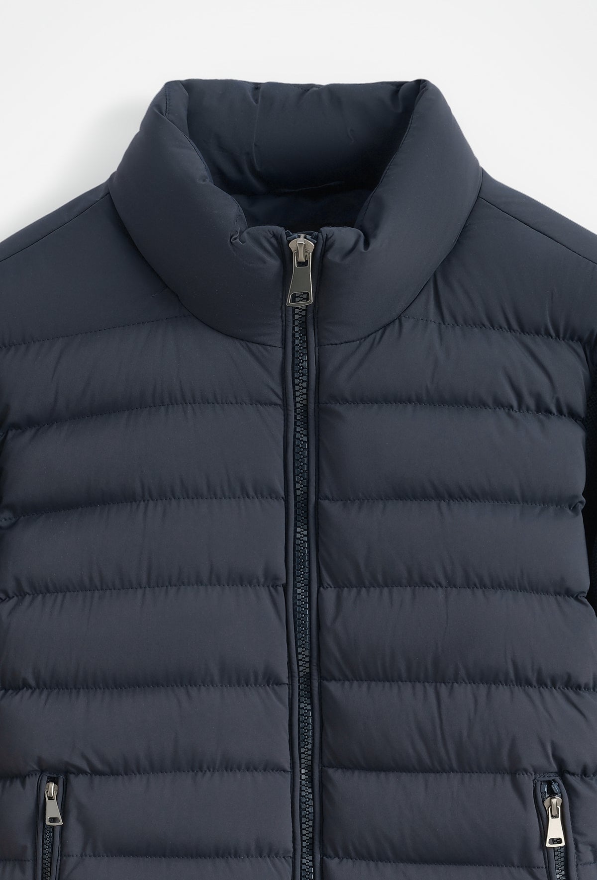 Navy Hybrid Puffer Jacket