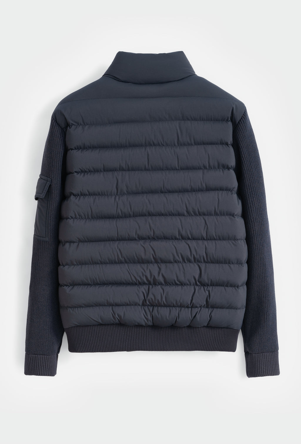 Navy Hybrid Puffer Jacket