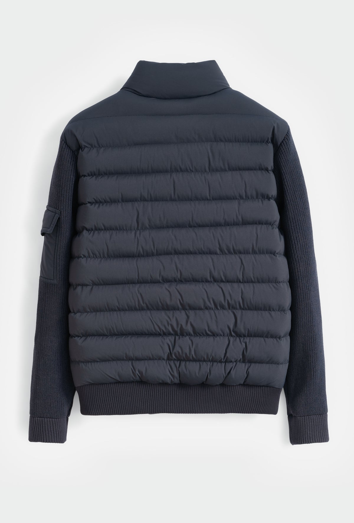 Navy Hybrid Puffer Jacket