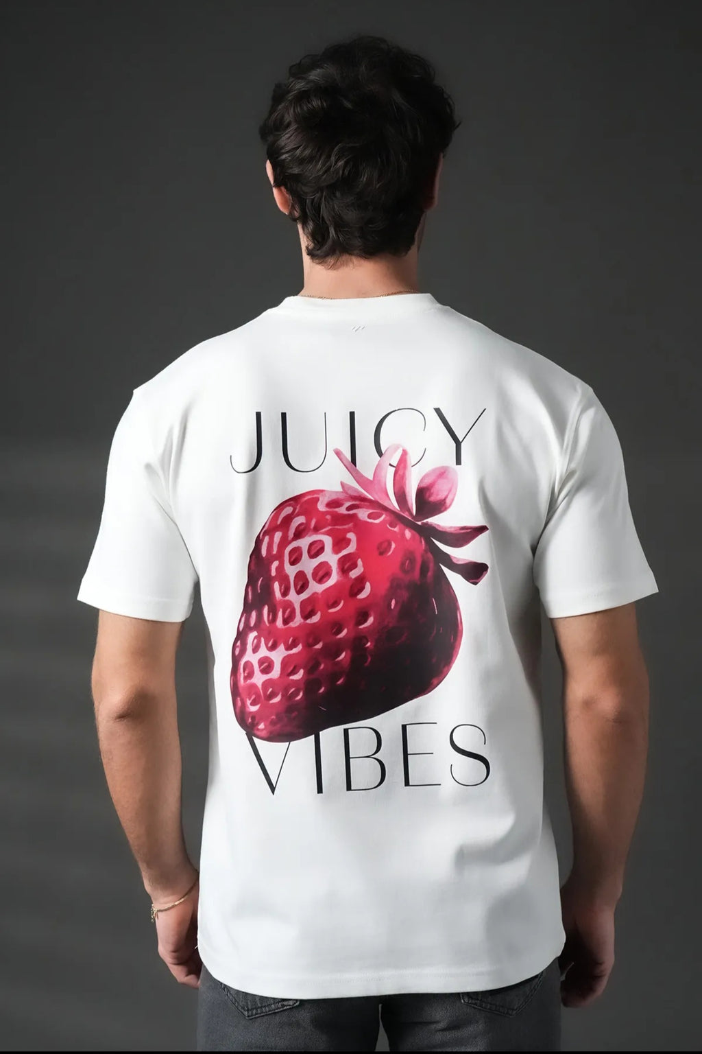 🍓 Juicy Vibes 100% Cotton Oversized Tee