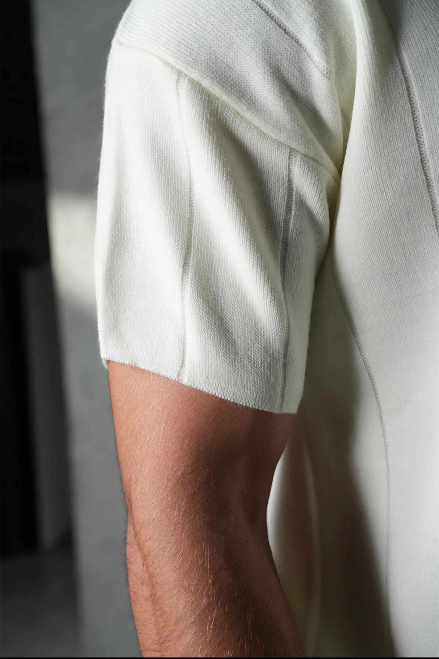 Premium Wool Blend Zip-Neck Polo & Trouser Set