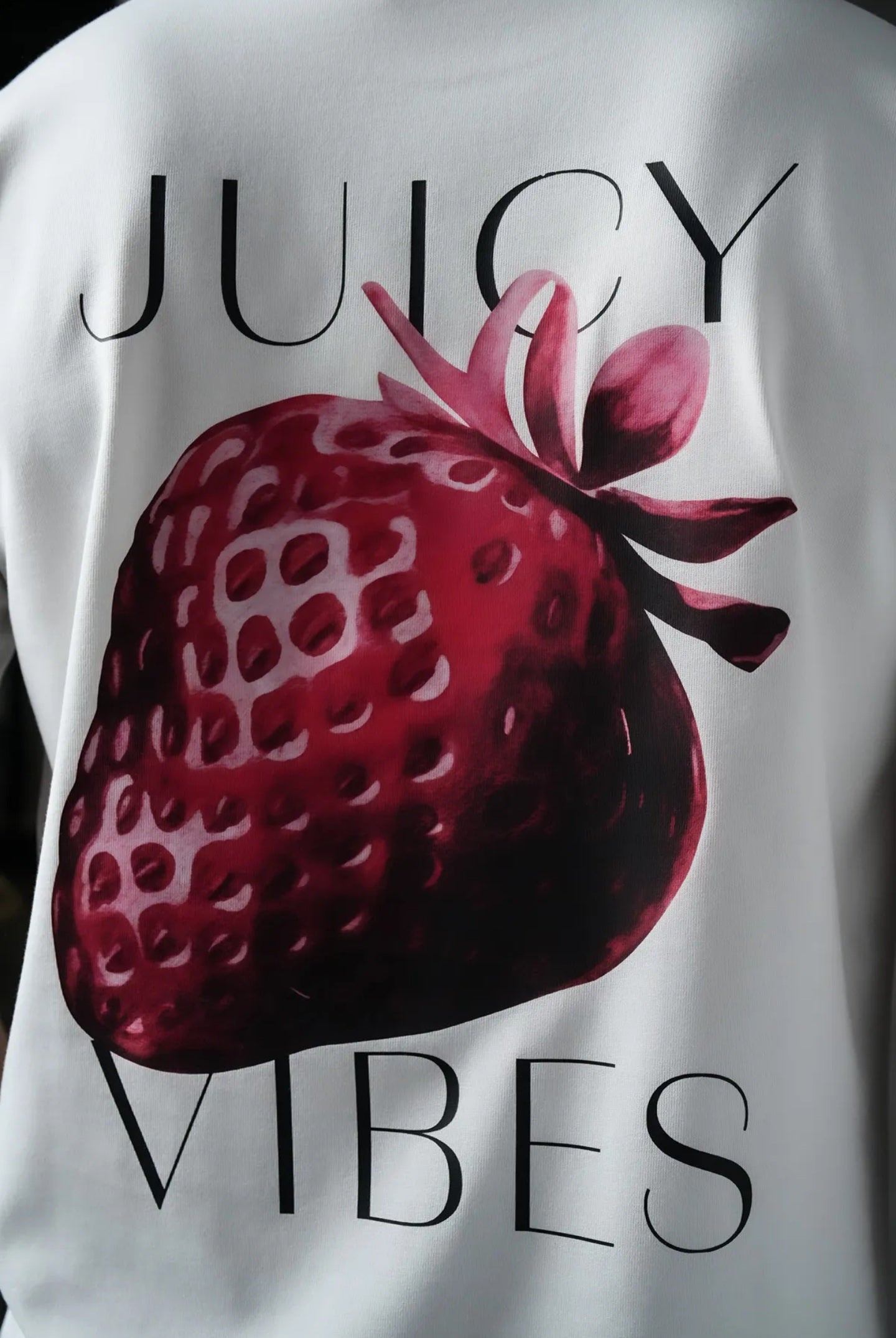 🍓 Juicy Vibes 100% Cotton Oversized Tee